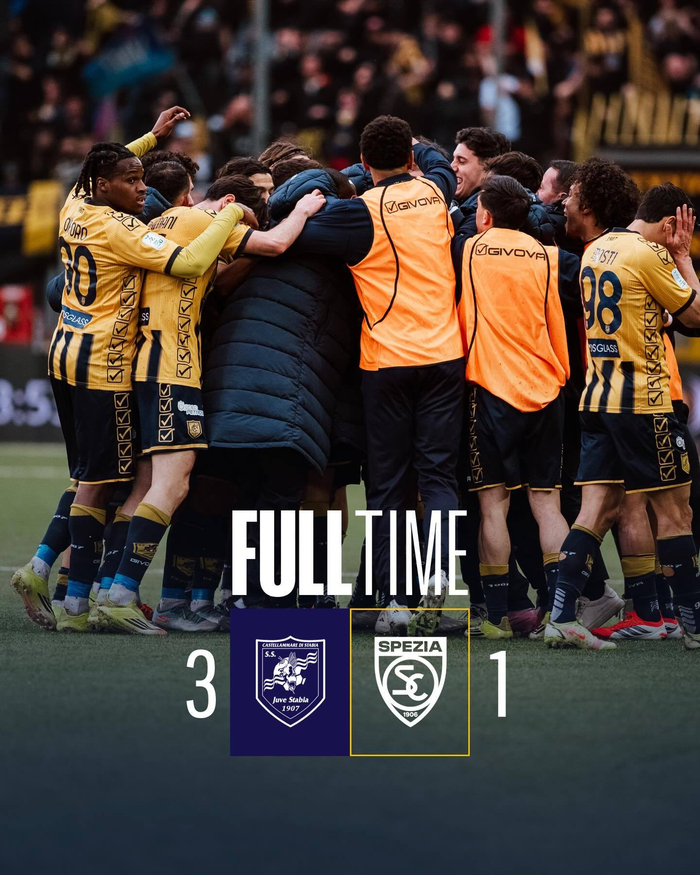 意乙名帅对决：尤维斯塔比亚3-1斯佩齐亚，米兰